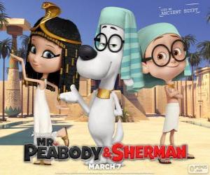 yapboz Bay Peabody, Sherman ve Penny Antik Mısır